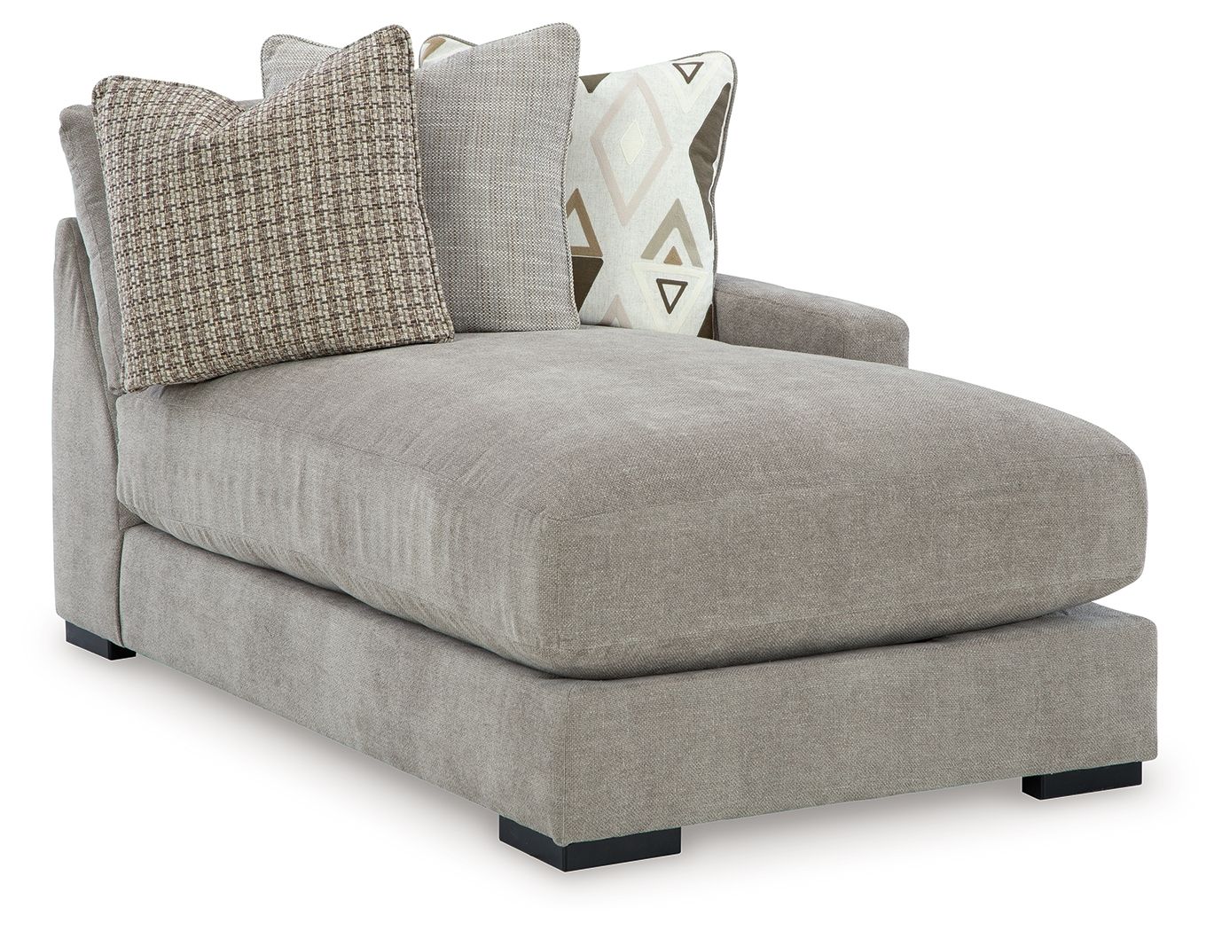 Aslan Court - Pebble - Raf Corner Chaise - Urban Living Furniture (Los Angeles, CA)