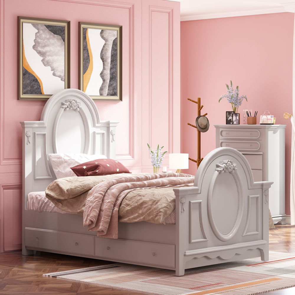 Flora - Panel Bed - Urban Living Furniture (Los Angeles, CA)