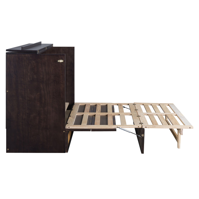 Classic Stylish Murphy Bed With Large Drawers
