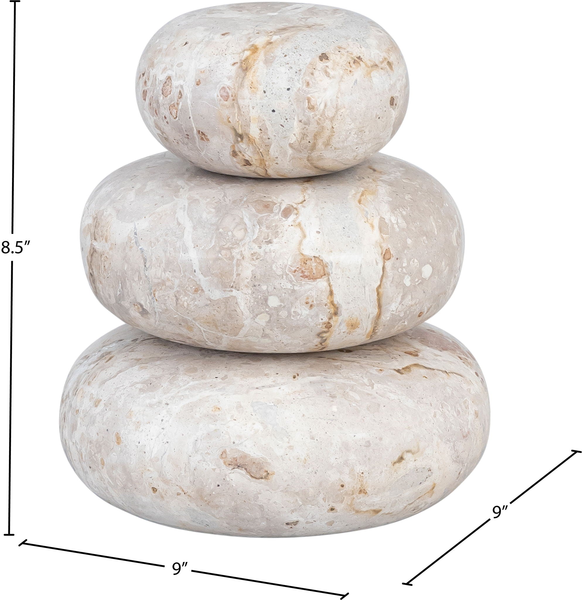 Pumpkin - 3 Piece Marble Decorative Object - Urban Living Furniture (Los Angeles, CA)