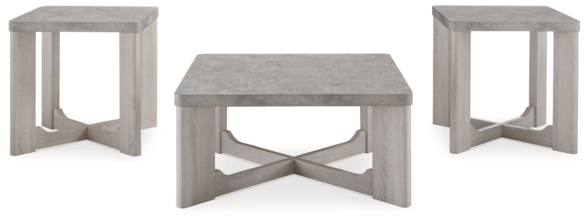 Garnilly - Whitewash - Occasional Table Set (Set of 3) - Urban Living Furniture (Los Angeles, CA)