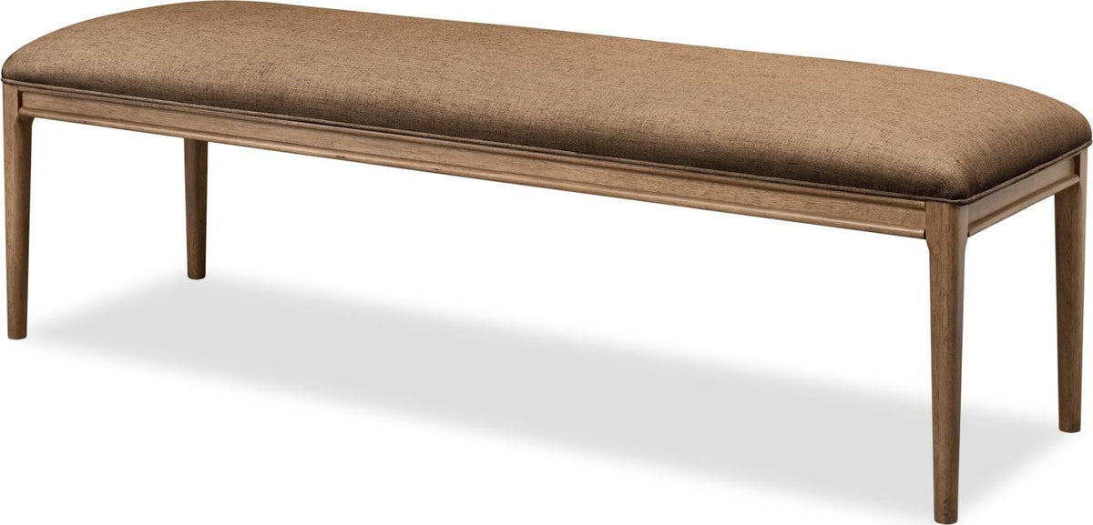 Carlisle - Upholstered Bench - Tofffee Crunch