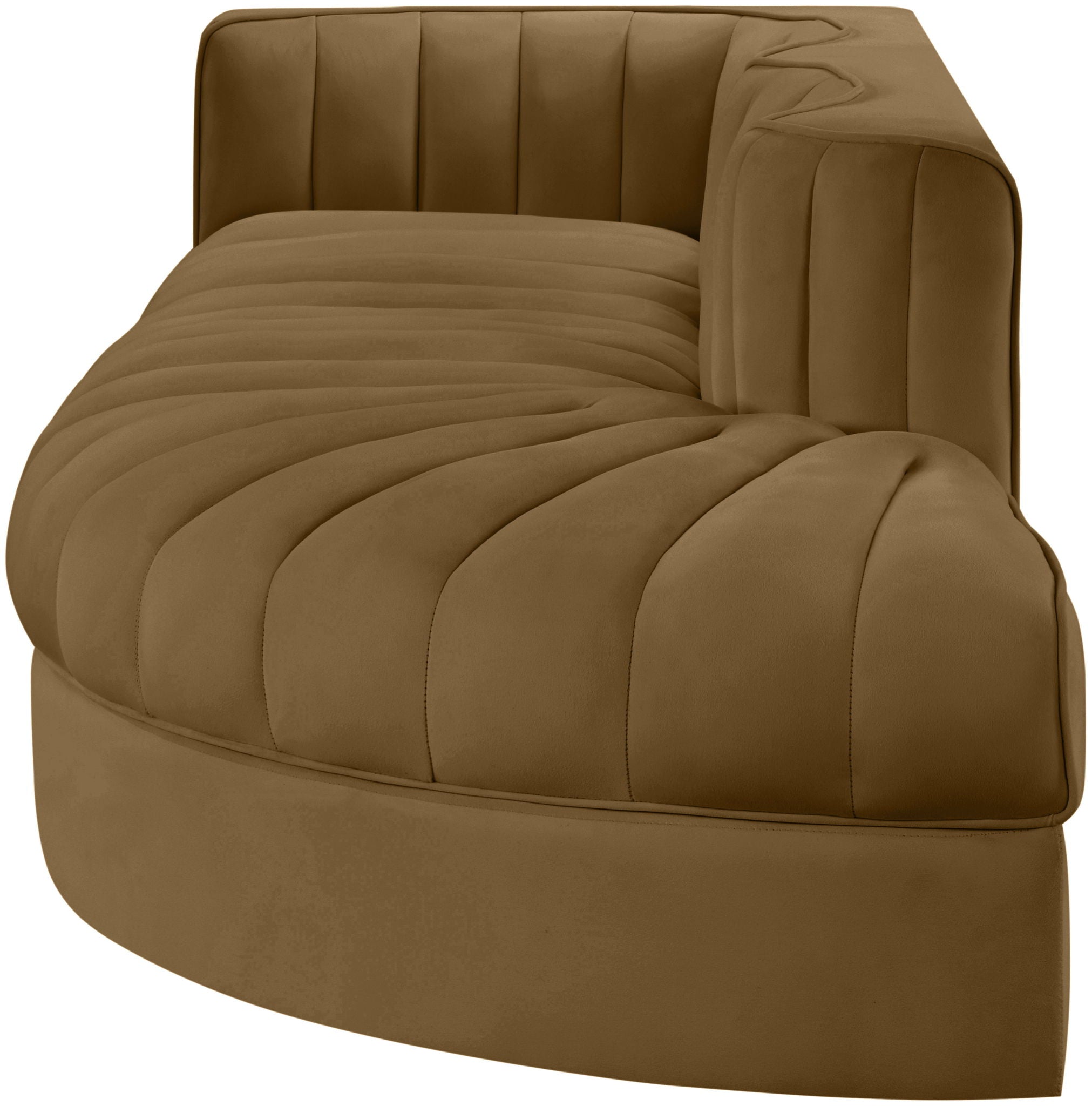 Rummi - Velvet Performance Fabric Upholstered 3 Piece Modular Sectional - Urban Living Furniture (Los Angeles, CA)