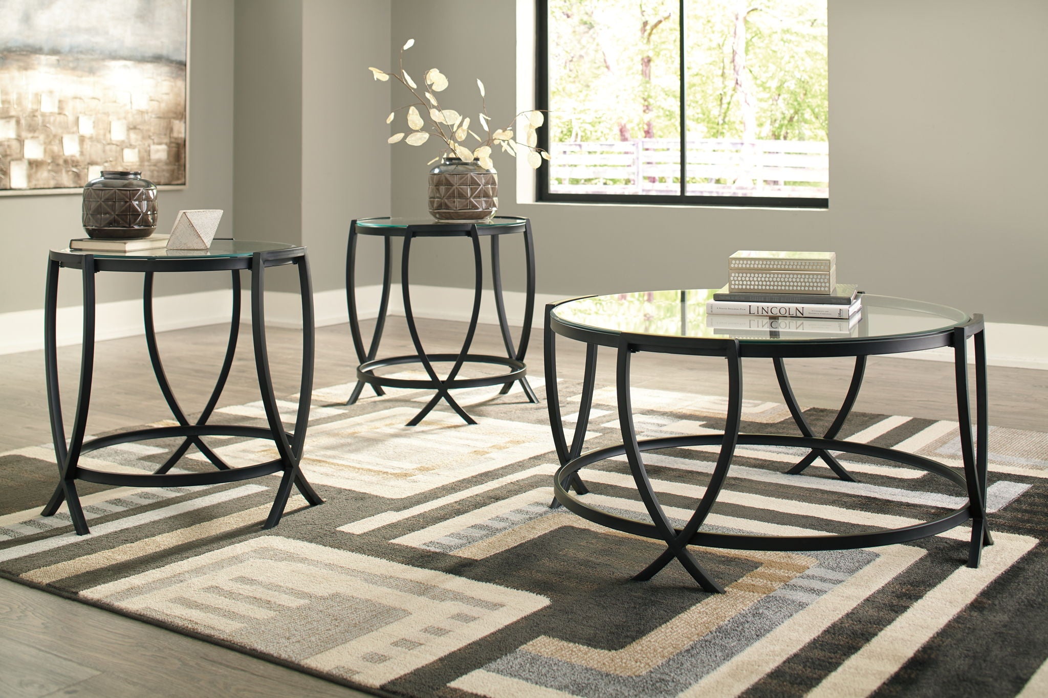 Tarrin - Occasional Table Set (Set of 3) - Black - Urban Living Furniture (Los Angeles, CA)