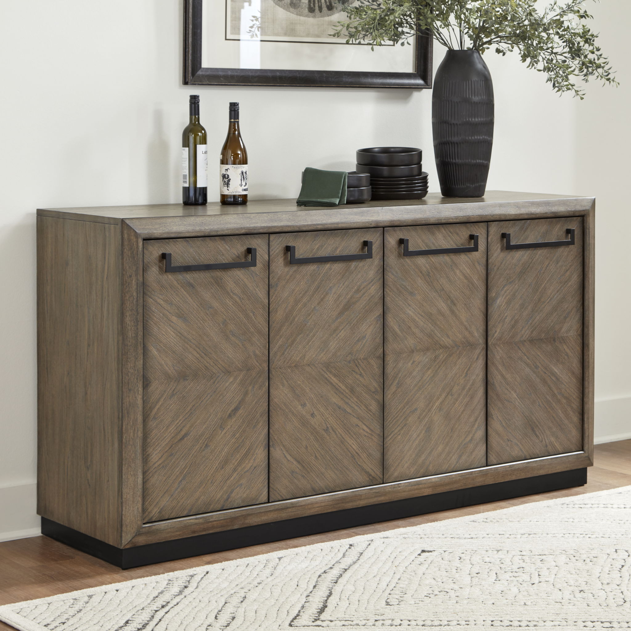 Cedar Fork - Dining Sideboard - Smoked Arabica - Urban Living Furniture (Los Angeles, CA)