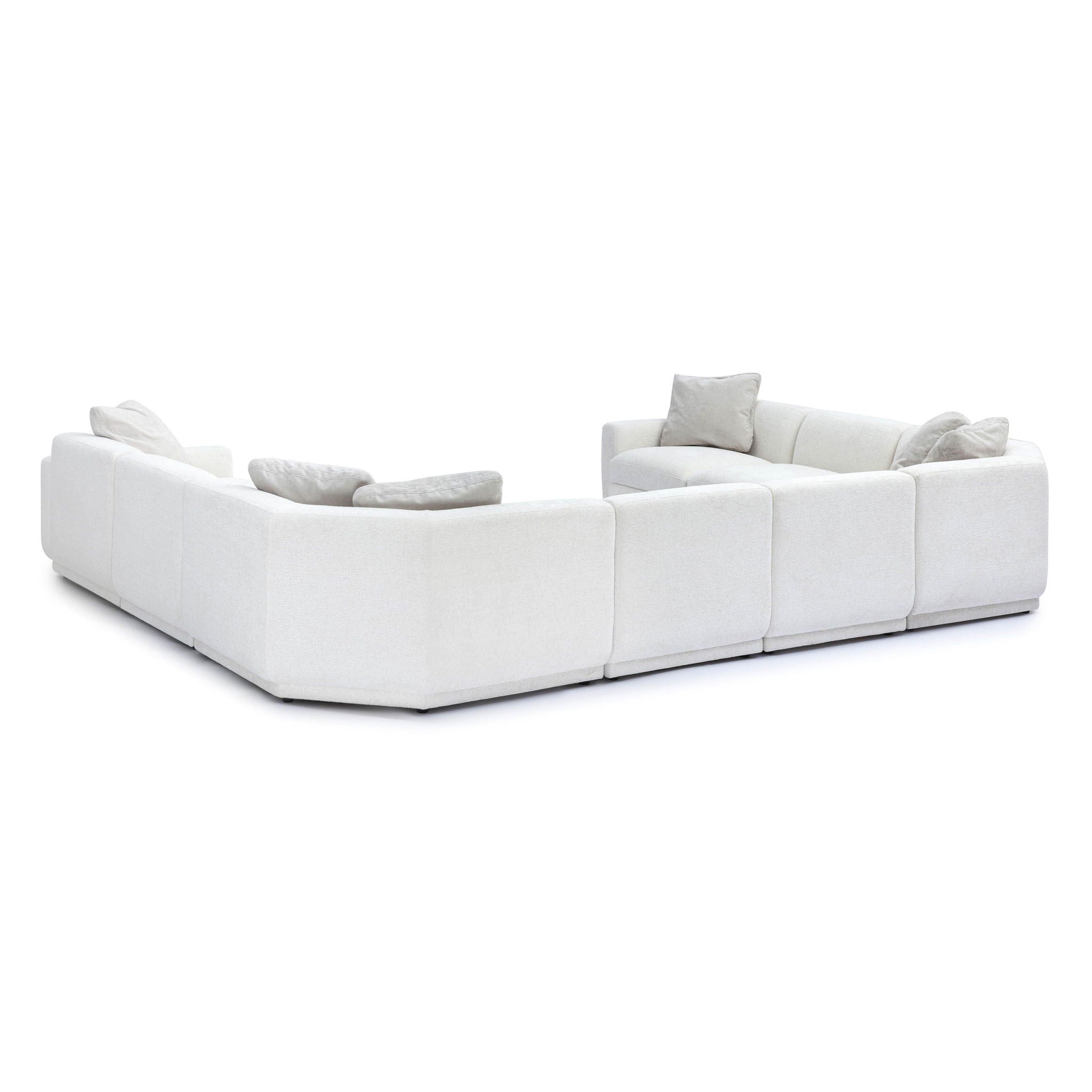 Perry - Modular Large U-Sectional - Cream - Urban Living Furniture (Los Angeles, CA)