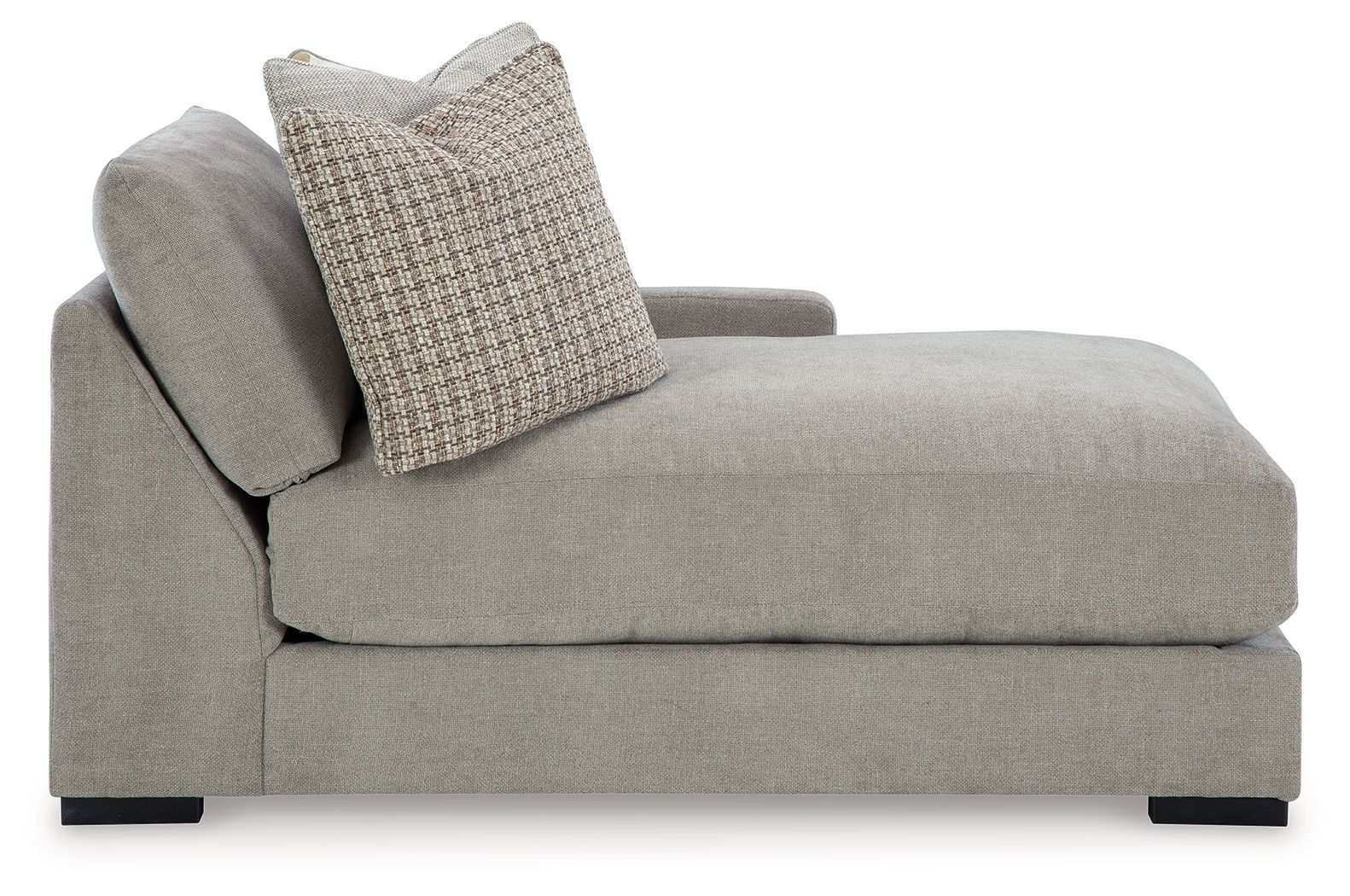 Aslan Court - Pebble - Raf Corner Chaise - Urban Living Furniture (Los Angeles, CA)
