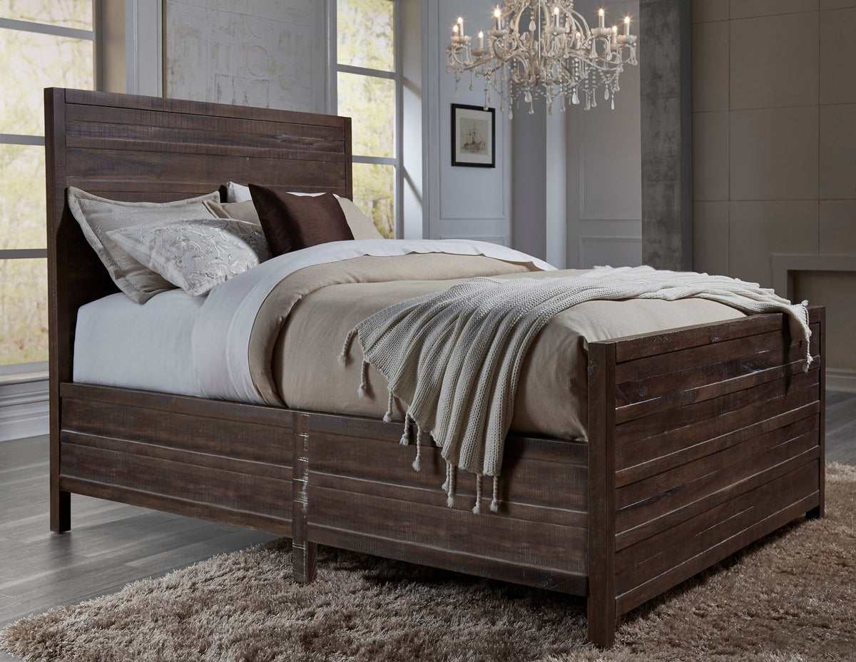 Townsend - Solid Wood Panel Bed