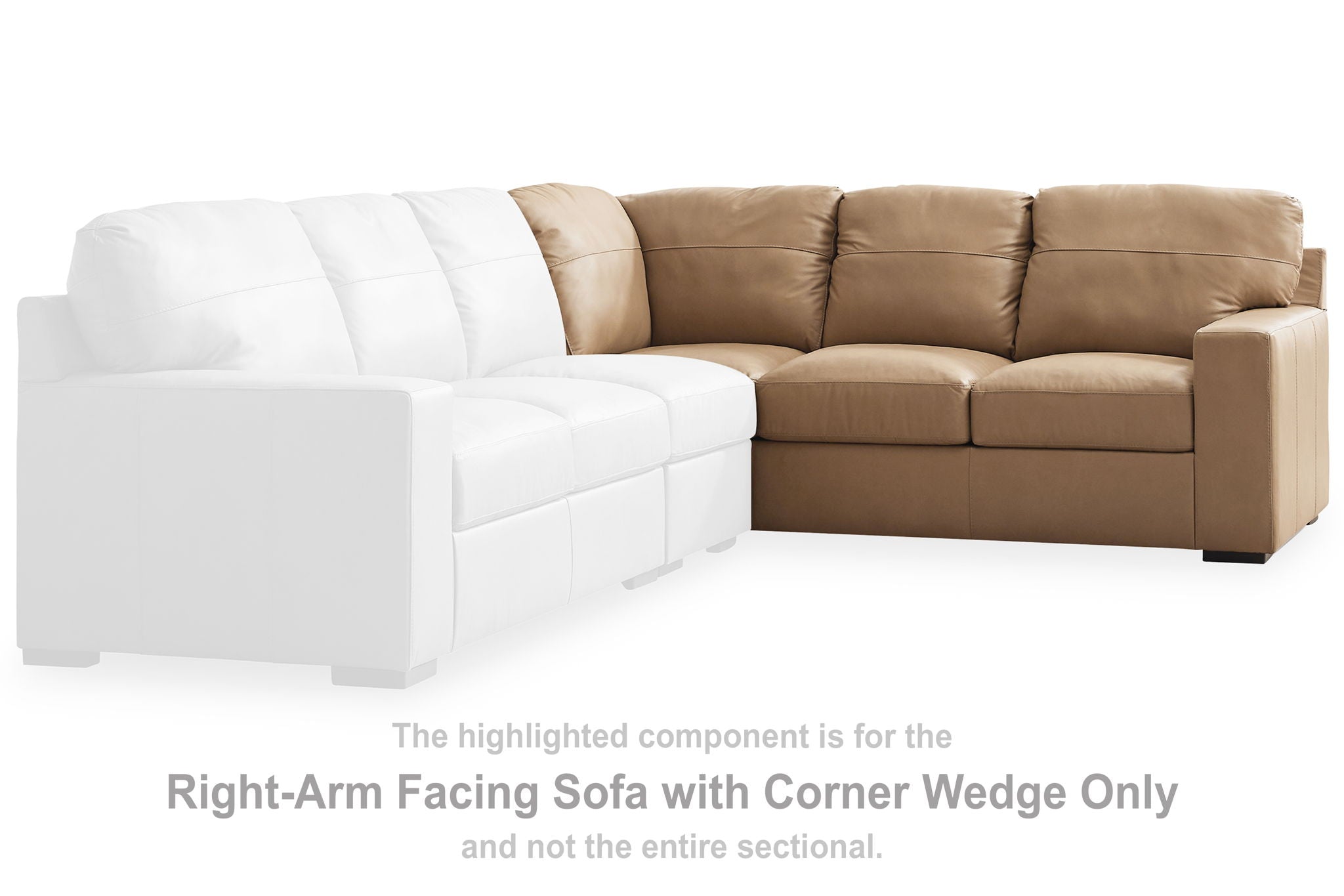 Bandon - Toffee - Raf Sofa With Corner Wedge - Urban Living Furniture (Los Angeles, CA)