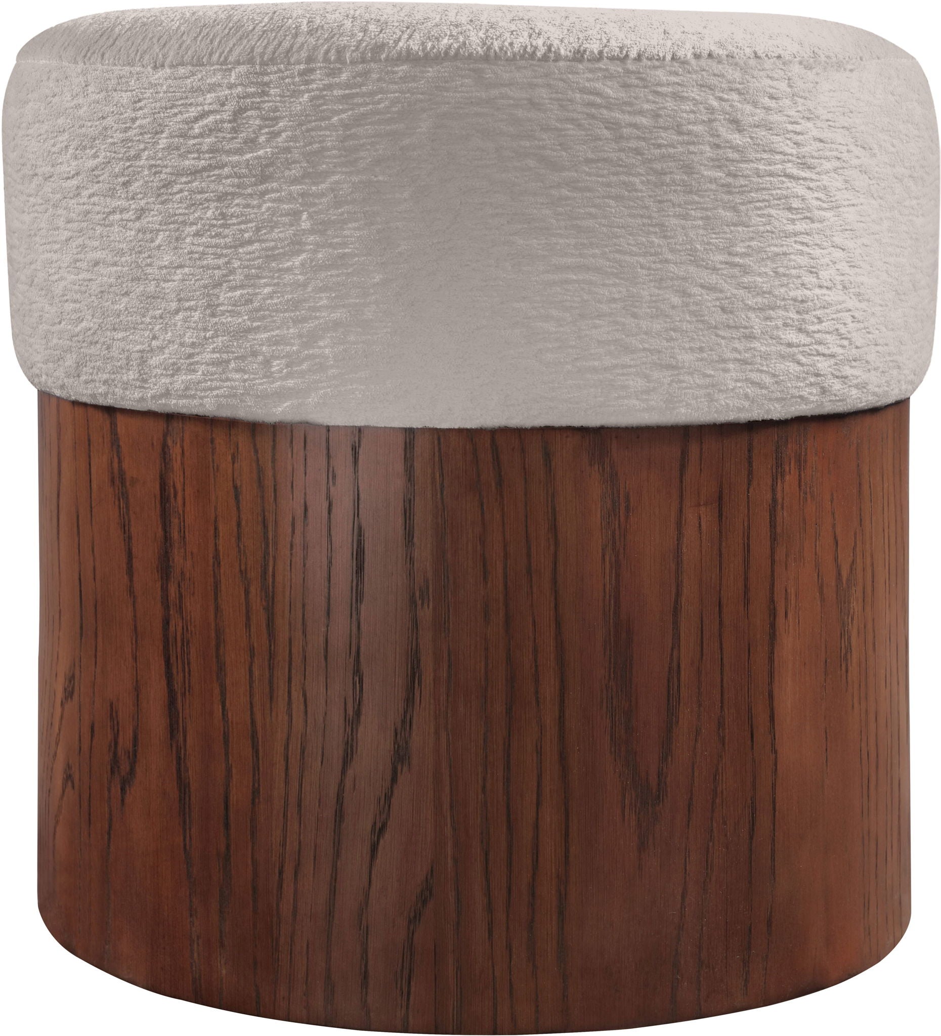 Nimes - Ottoman / Stool With Brown Base - Urban Living Furniture (Los Angeles, CA)