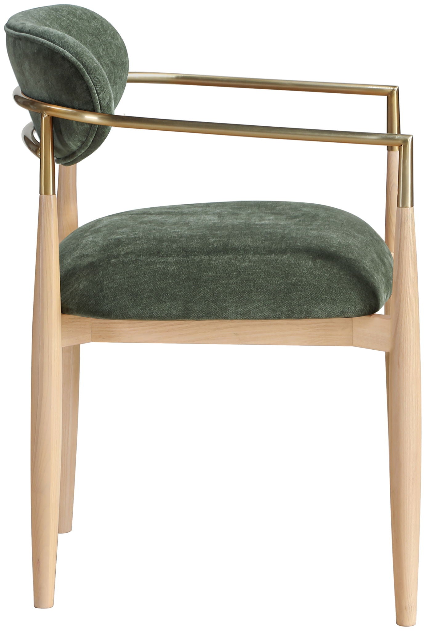 Riccio - Fabric Dining Arm Chair (Set of 2) - Natural Frame - Urban Living Furniture (Los Angeles, CA)
