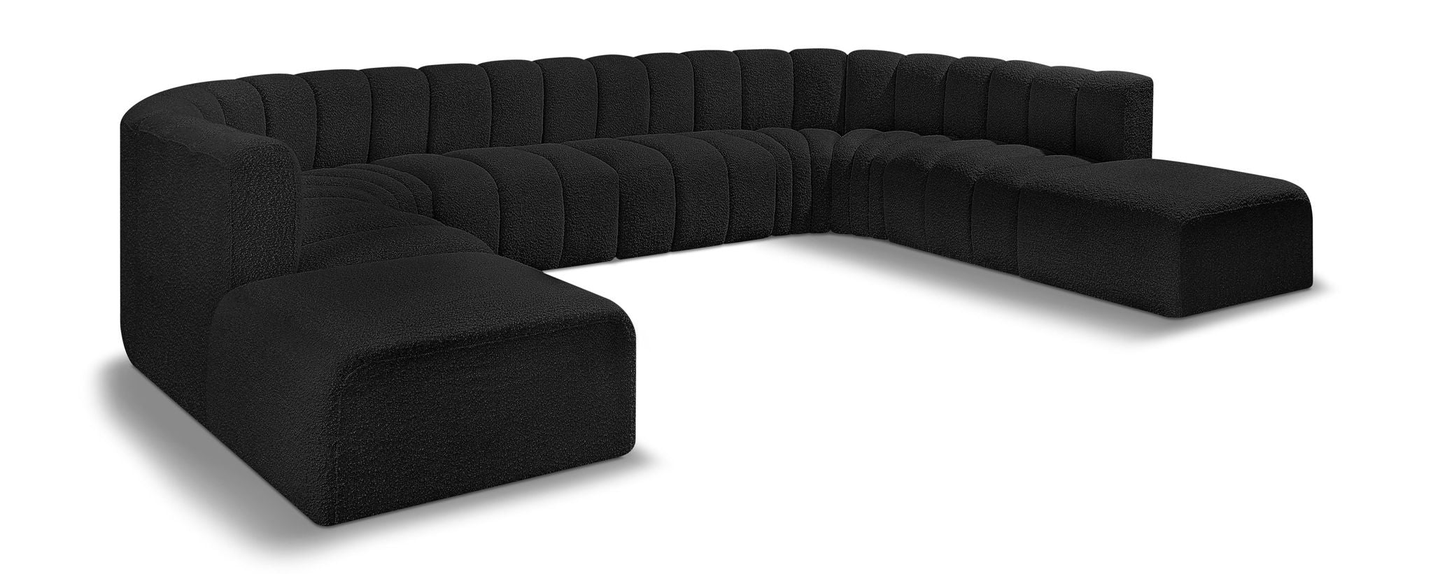 Arc - Boucle Fabric Modular Sectional - Urban Living Furniture (Los Angeles, CA)
