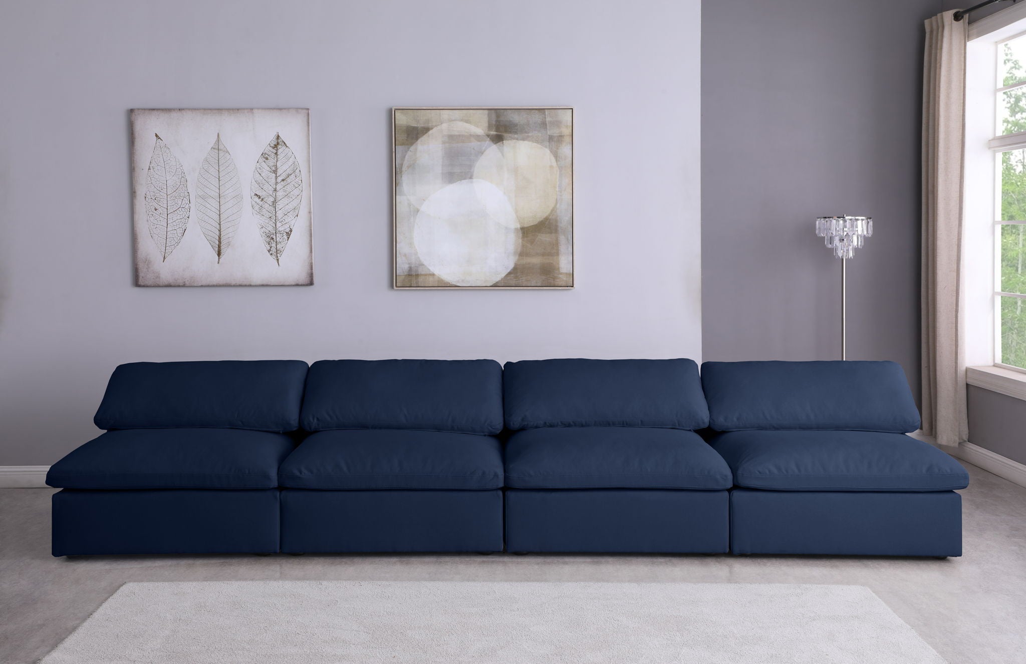Serene - Modular Armless 4 Seat Sofa - Urban Living Furniture (Los Angeles, CA)