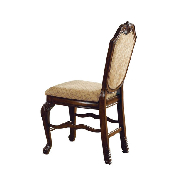 Chateau De Ville - Counter Height Chair (Set of 2) - Fabric & Espresso - Urban Living Furniture (Los Angeles, CA)