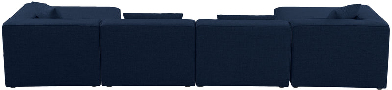 Cube - Linen 6 Piece Modular Double Chaise Sectional