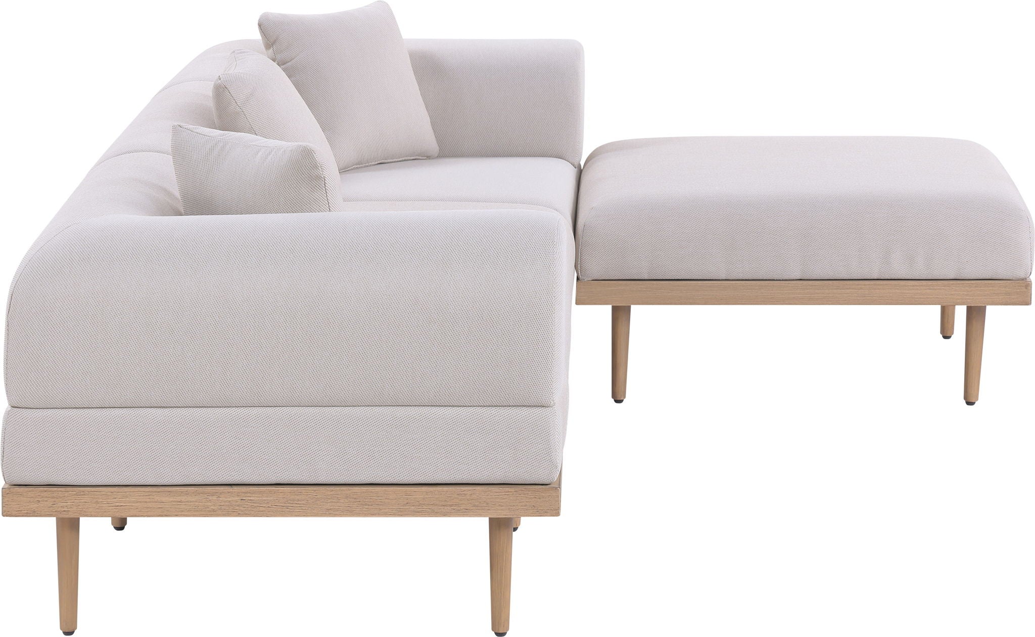 Laguna - 4 Piece 106.5" Upholstered Outdoor Patio Modular Sectional - Urban Living Furniture (Los Angeles, CA)