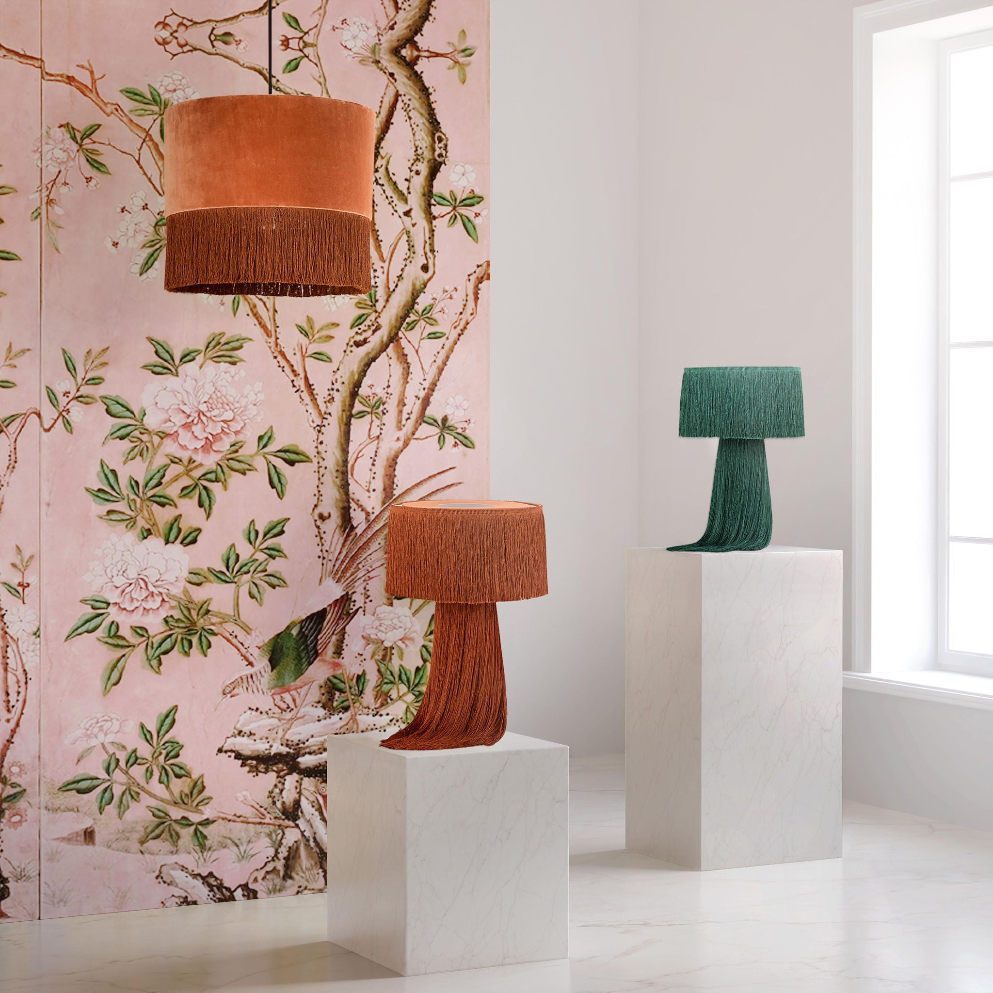 Atolla - Tassel Pendant - Brick - Urban Living Furniture (Los Angeles, CA)