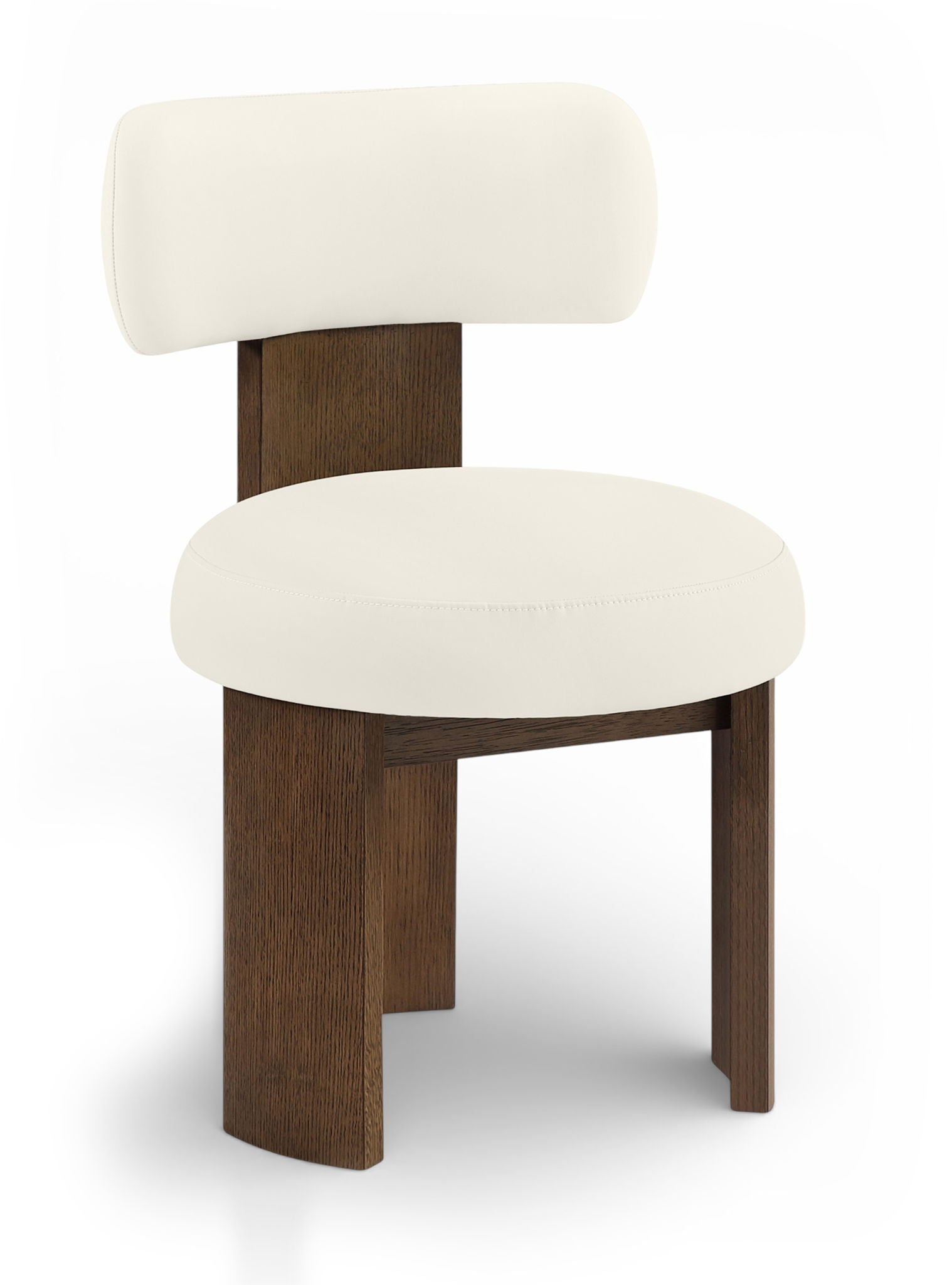 Atelier - Vegan Leather Upholstered Dining Chair (Set of 2) - Painted Brown Frame - Urban Living Furniture (Los Angeles, CA)