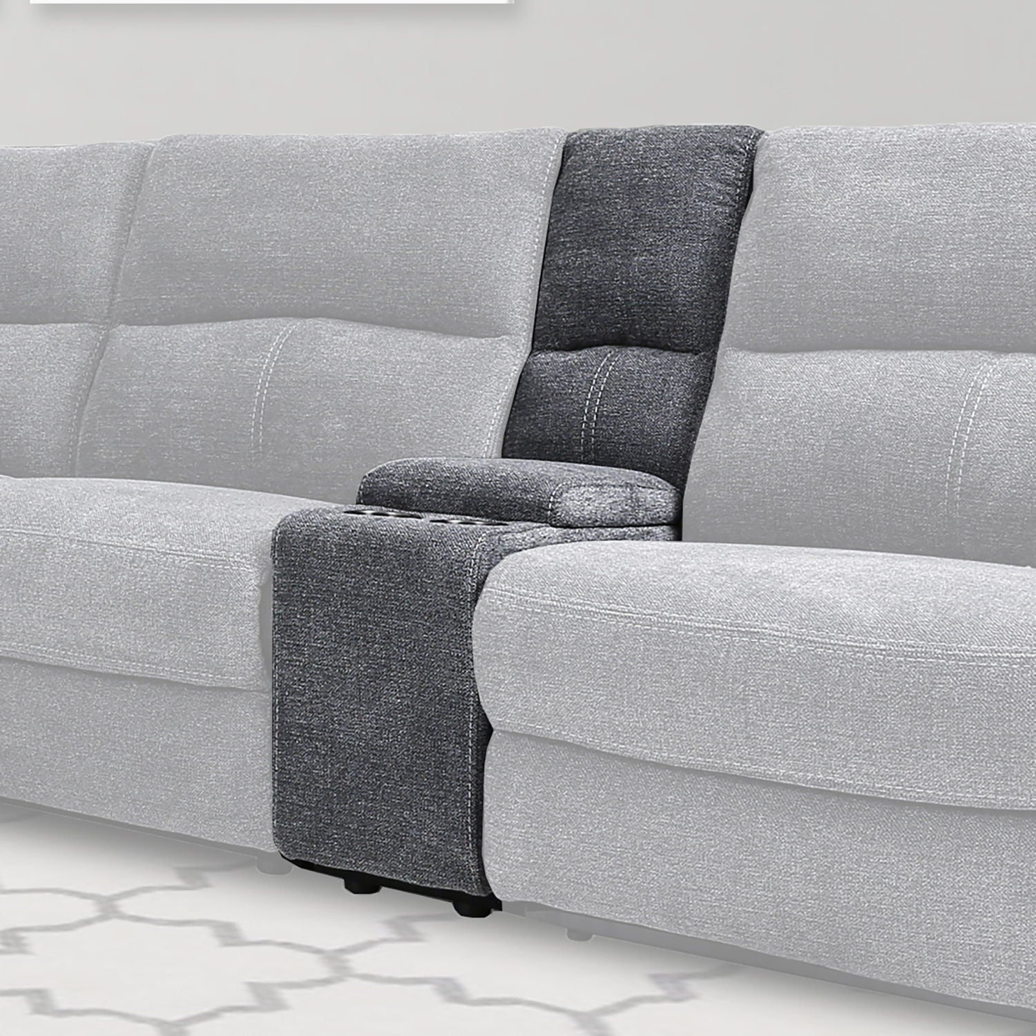 Polaris - Entertainment Console - Bizmark Gray - Urban Living Furniture (Los Angeles, CA)