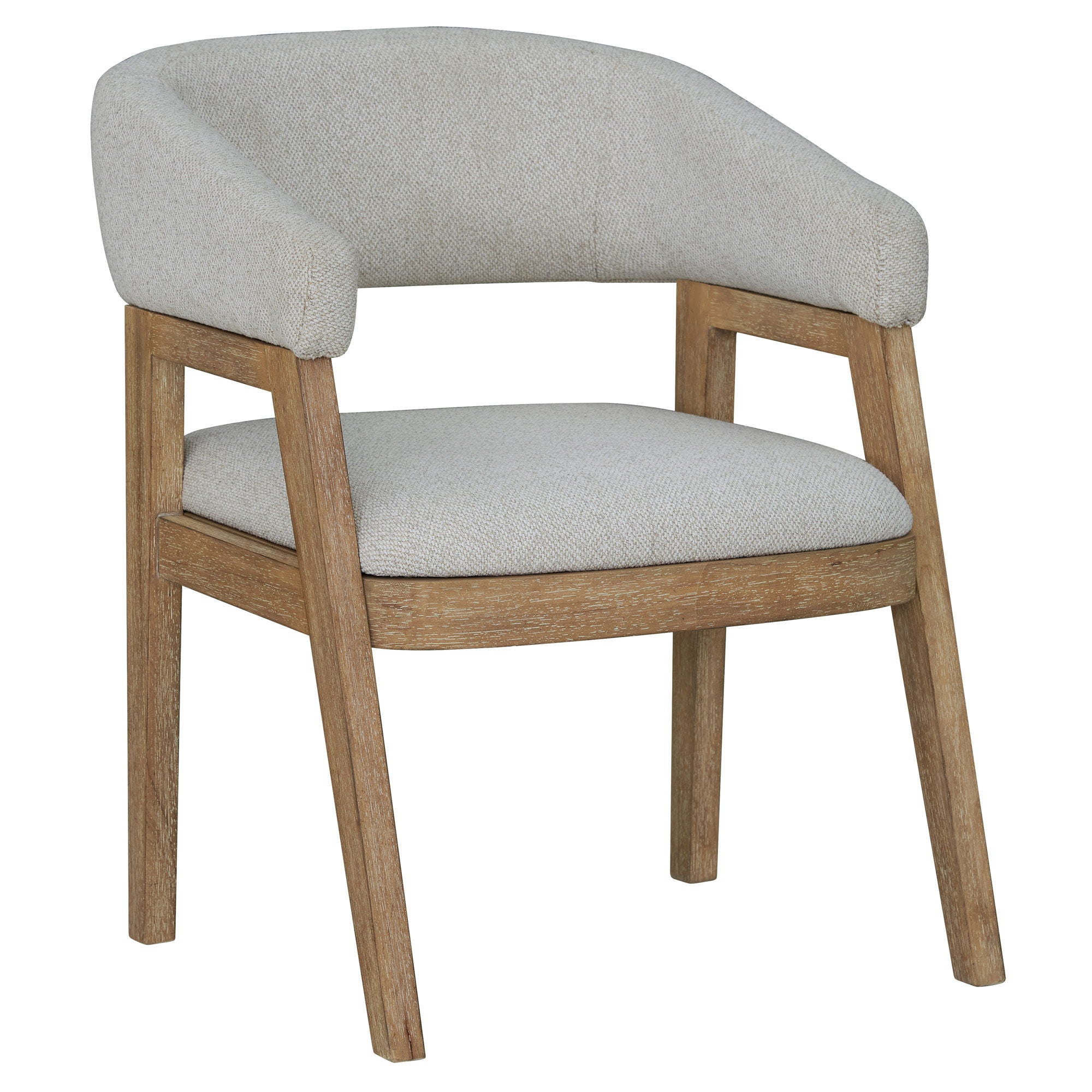 Escape - Dining Barrel Dining Chair (Set of 2) - Glazed Natural Oak Mirage Mist - Urban Living Furniture (Los Angeles, CA)
