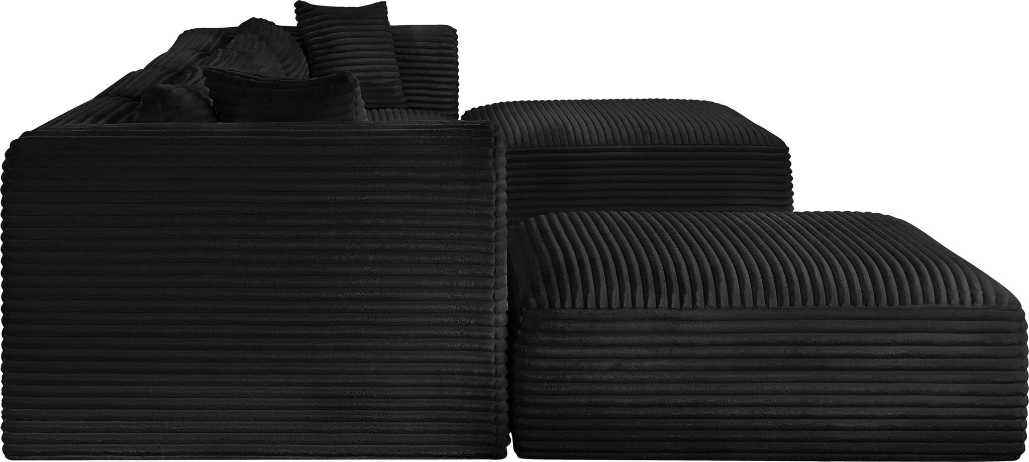 Shaggy - 6 Piece Modular Sectional With 2 Ottomans - Urban Living Furniture (Los Angeles, CA)
