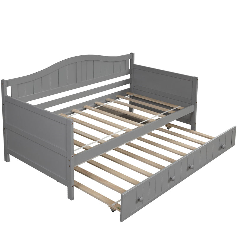 Wooden Daybed, Sofa Bed, No Box Spring Needed