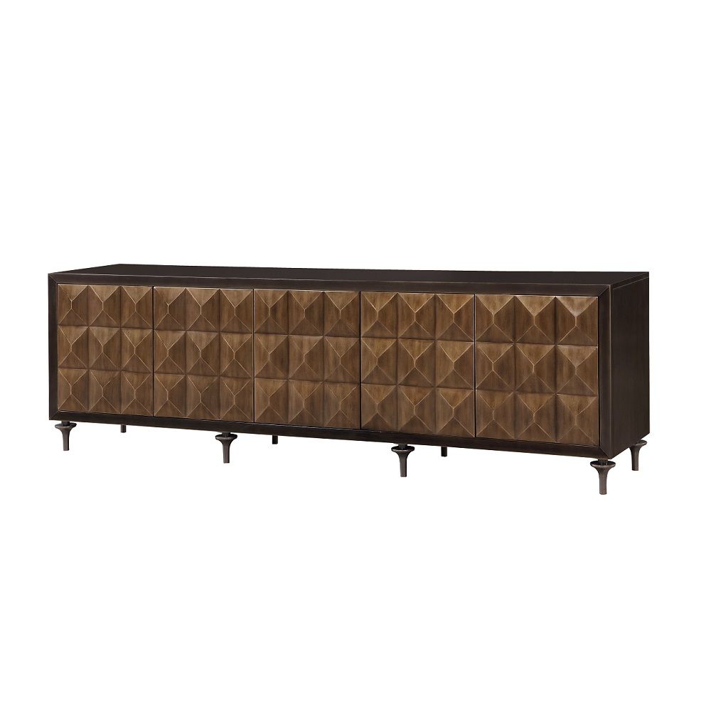 Diya - Console Cabinet - Forged Bronze & Espresso - Urban Living Furniture (Los Angeles, CA)