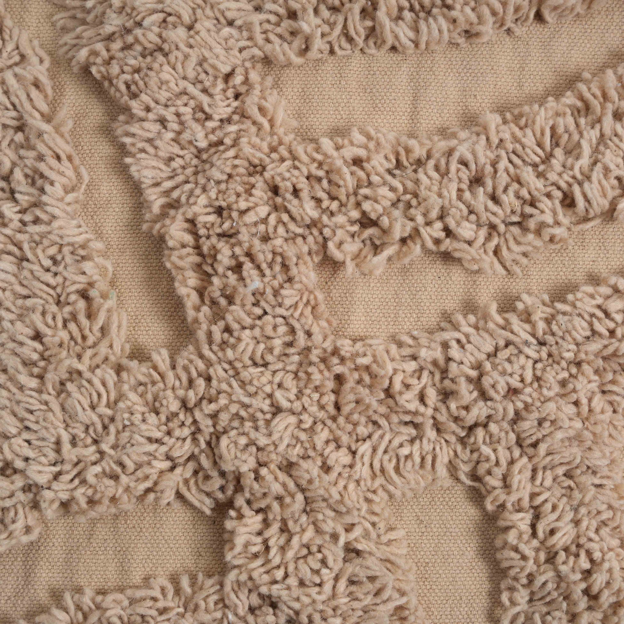 Miranda - Knitted Pouf - Beige