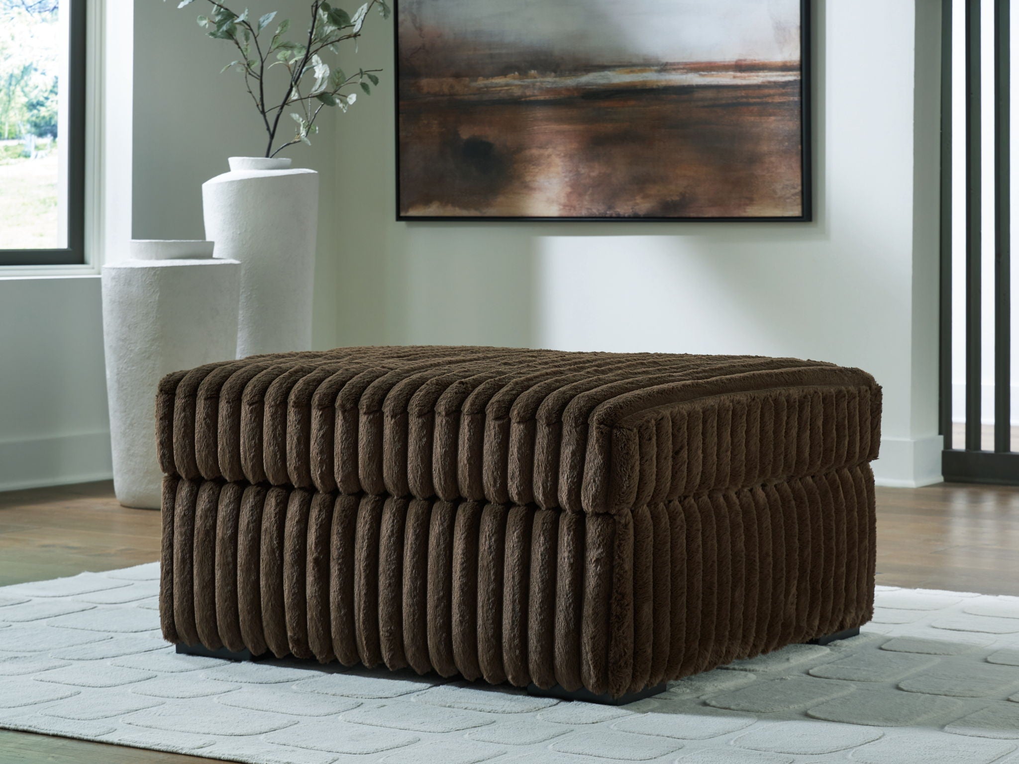 Midnight-Madness - Oversized Accent Ottoman - Urban Living Furniture (Los Angeles, CA)