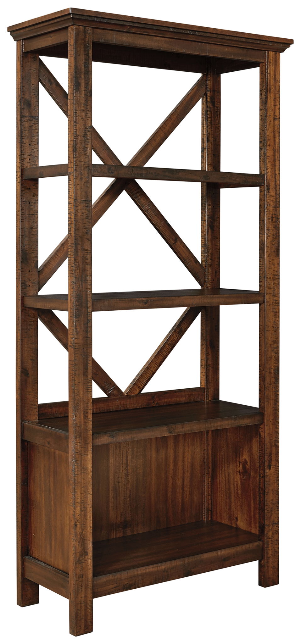 Baldridge - Rustic Brown - Large Bookcase - Urban Living Furniture (Los Angeles, CA)