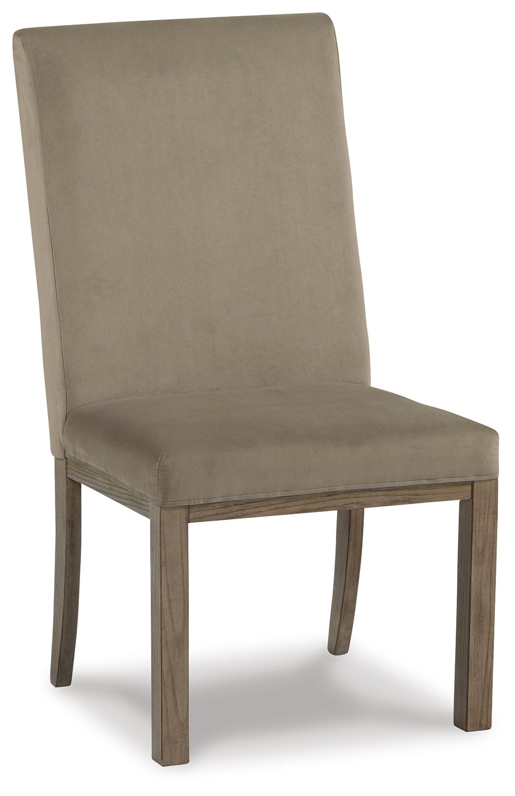 Chrestner - Dining UPH Side Chair (Set of 2) - Gray / Brown - Urban Living Furniture (Los Angeles, CA)