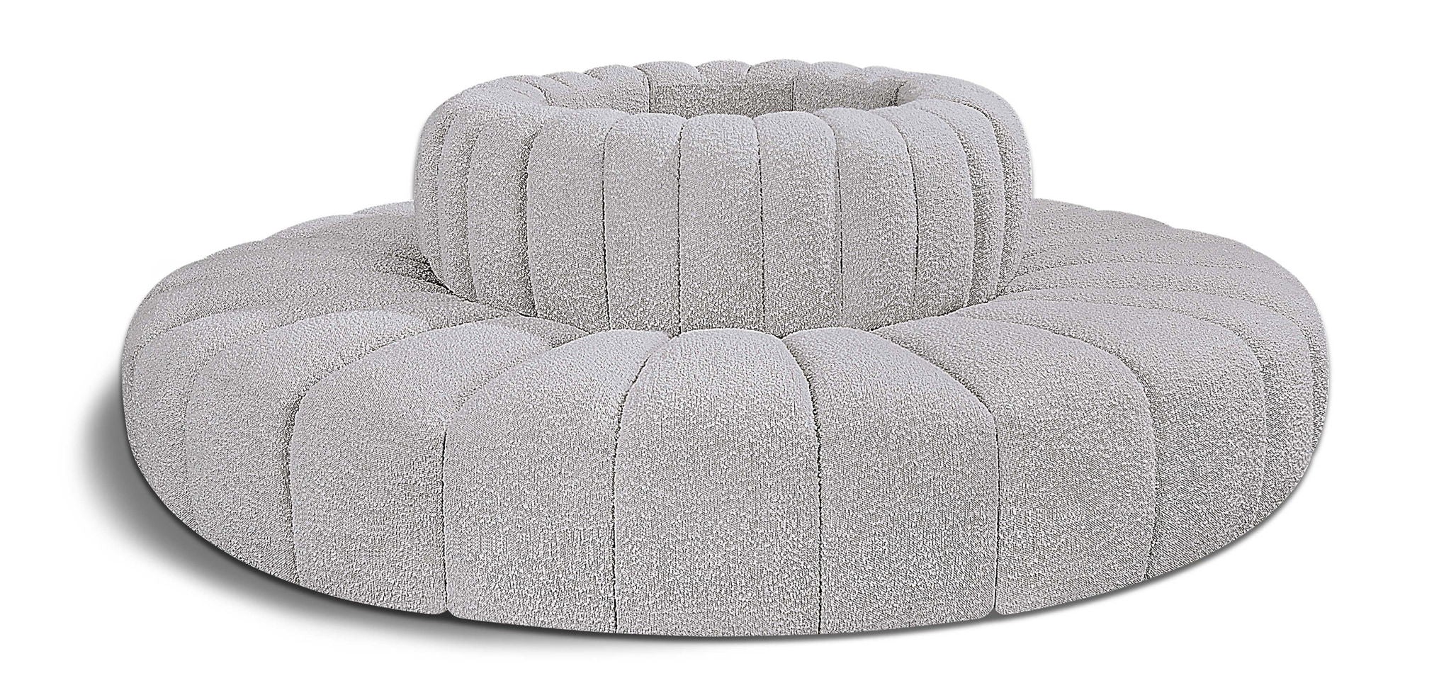 Arc - Boucle Fabric 8 Piece Round Modular Sofa - Urban Living Furniture (Los Angeles, CA)