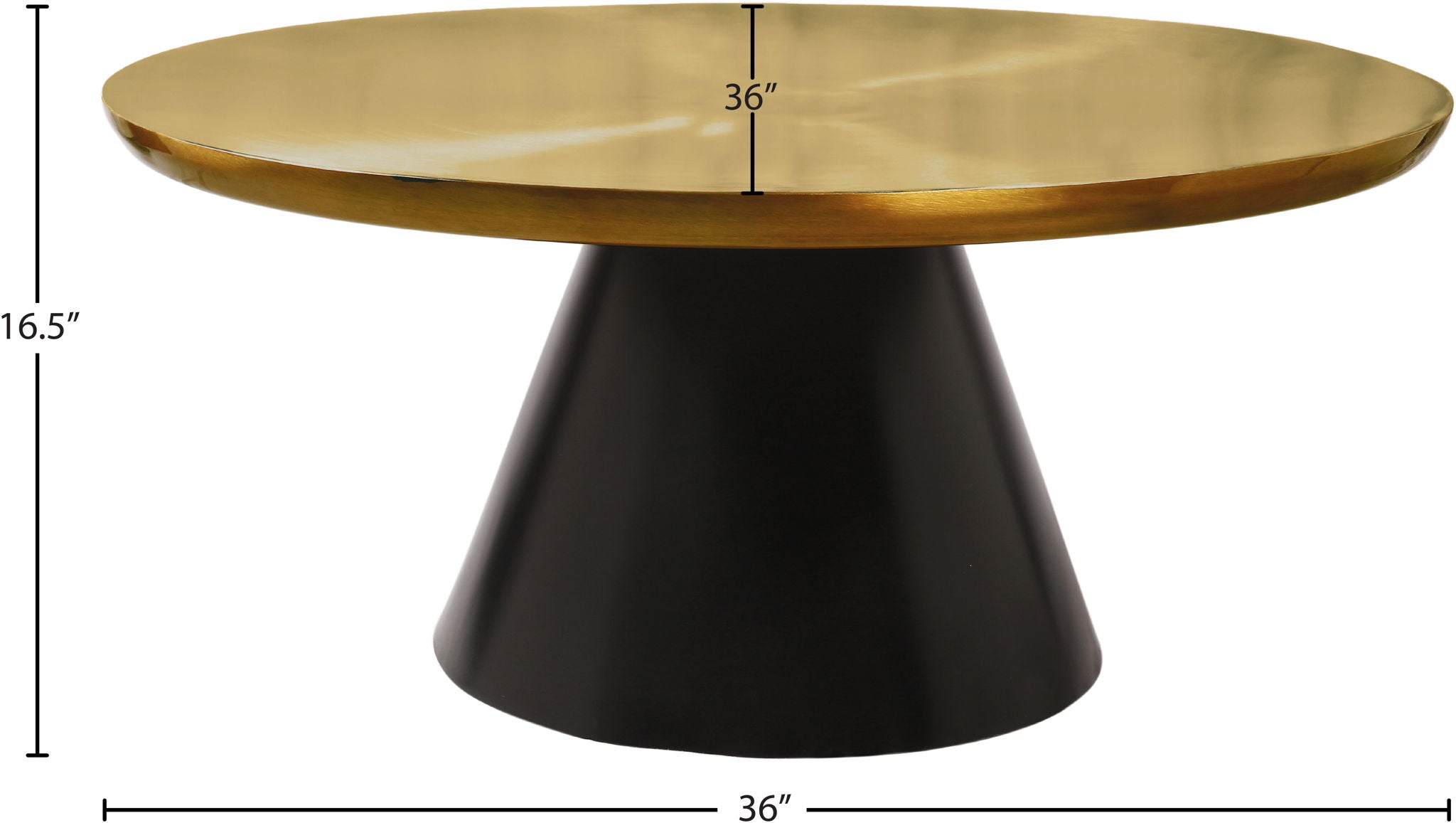 Martini - Console Table - Gold - Metal - Urban Living Furniture (Los Angeles, CA)