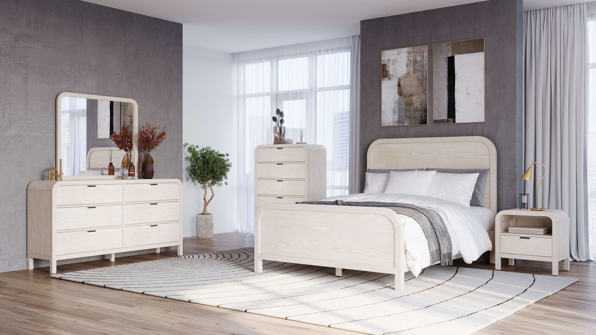 Drake - Beveled Glass Wall Or Dresser Mirror - Sugar