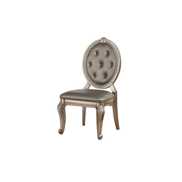 Northville - Side Chair (Set of 2) - PU & Antique Silver - Urban Living Furniture (Los Angeles, CA)