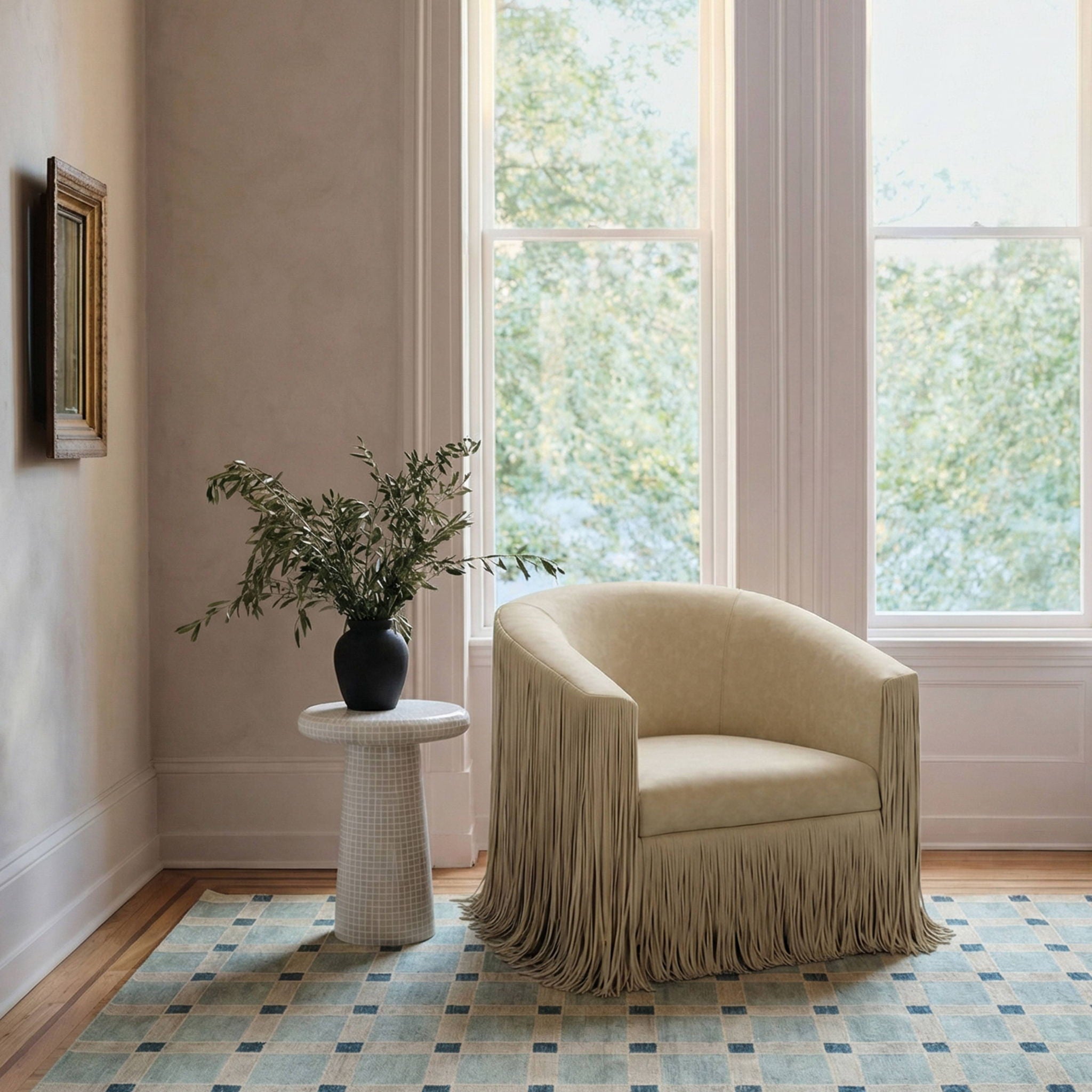 Shag Me - Vegan Leather Swivel Chair - Urban Living Furniture (Los Angeles, CA)