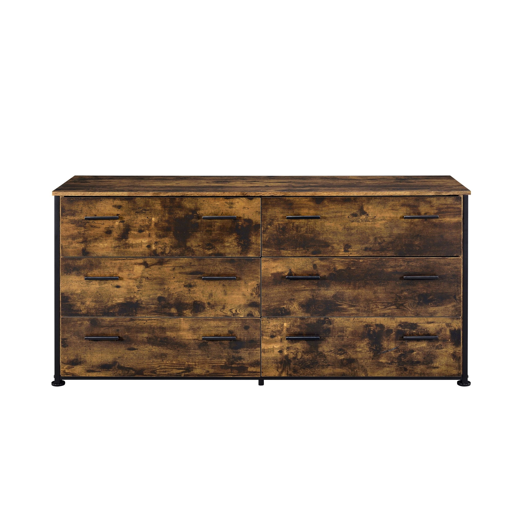 Juvanth - Dresser - Rustic Oak & Black Finish - Urban Living Furniture (Los Angeles, CA)
