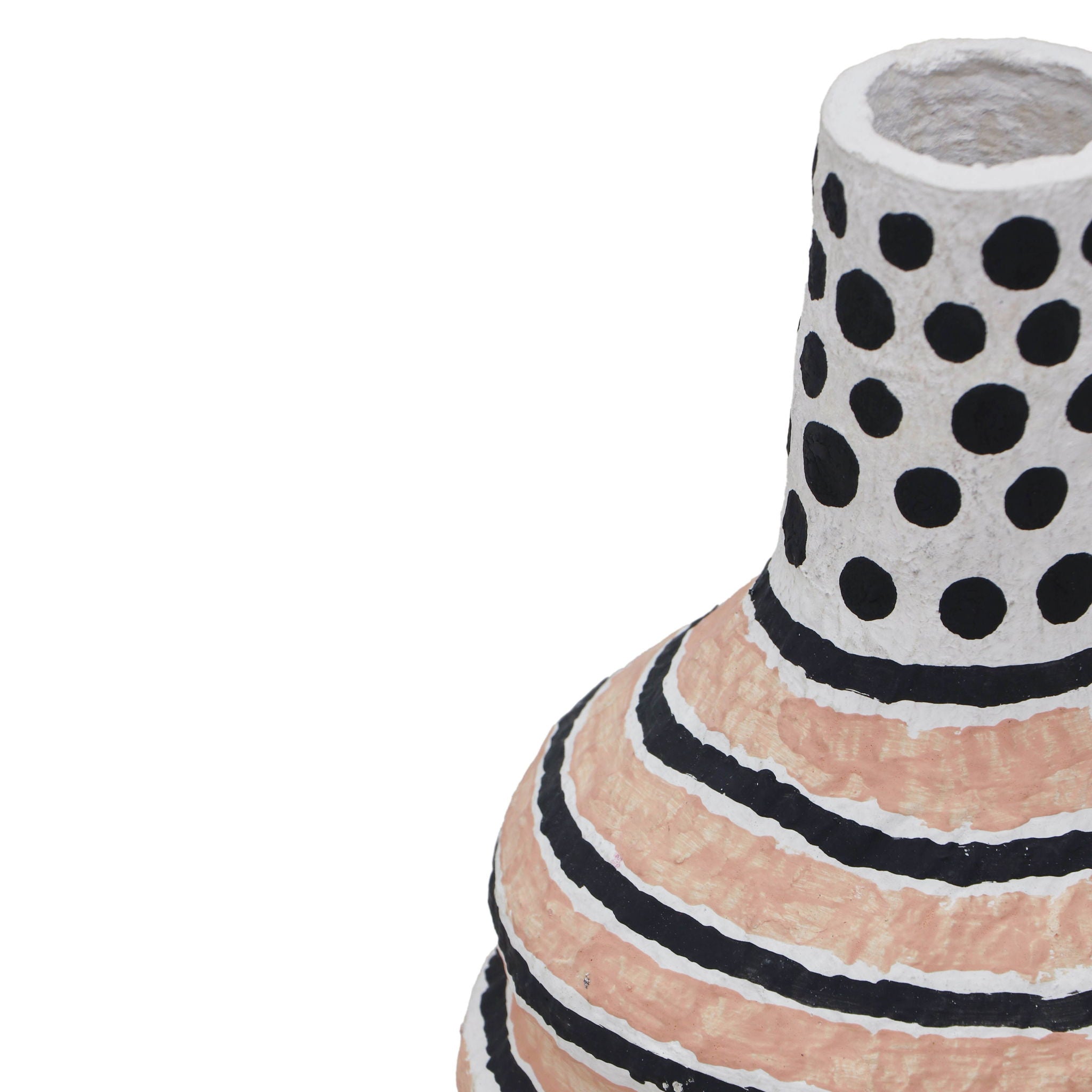 Cotton Mache - Print Vase - Modernist - Urban Living Furniture (Los Angeles, CA)
