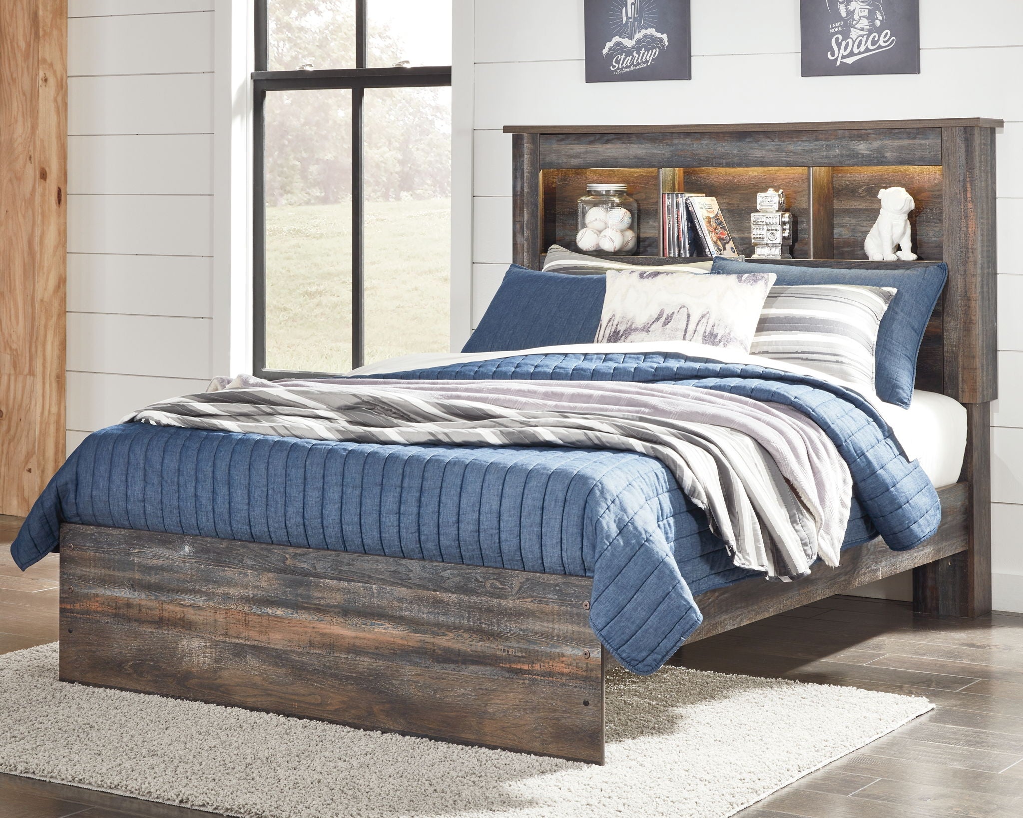 Drystan - Panel Bookcase Bed - Urban Living Furniture (Los Angeles, CA)