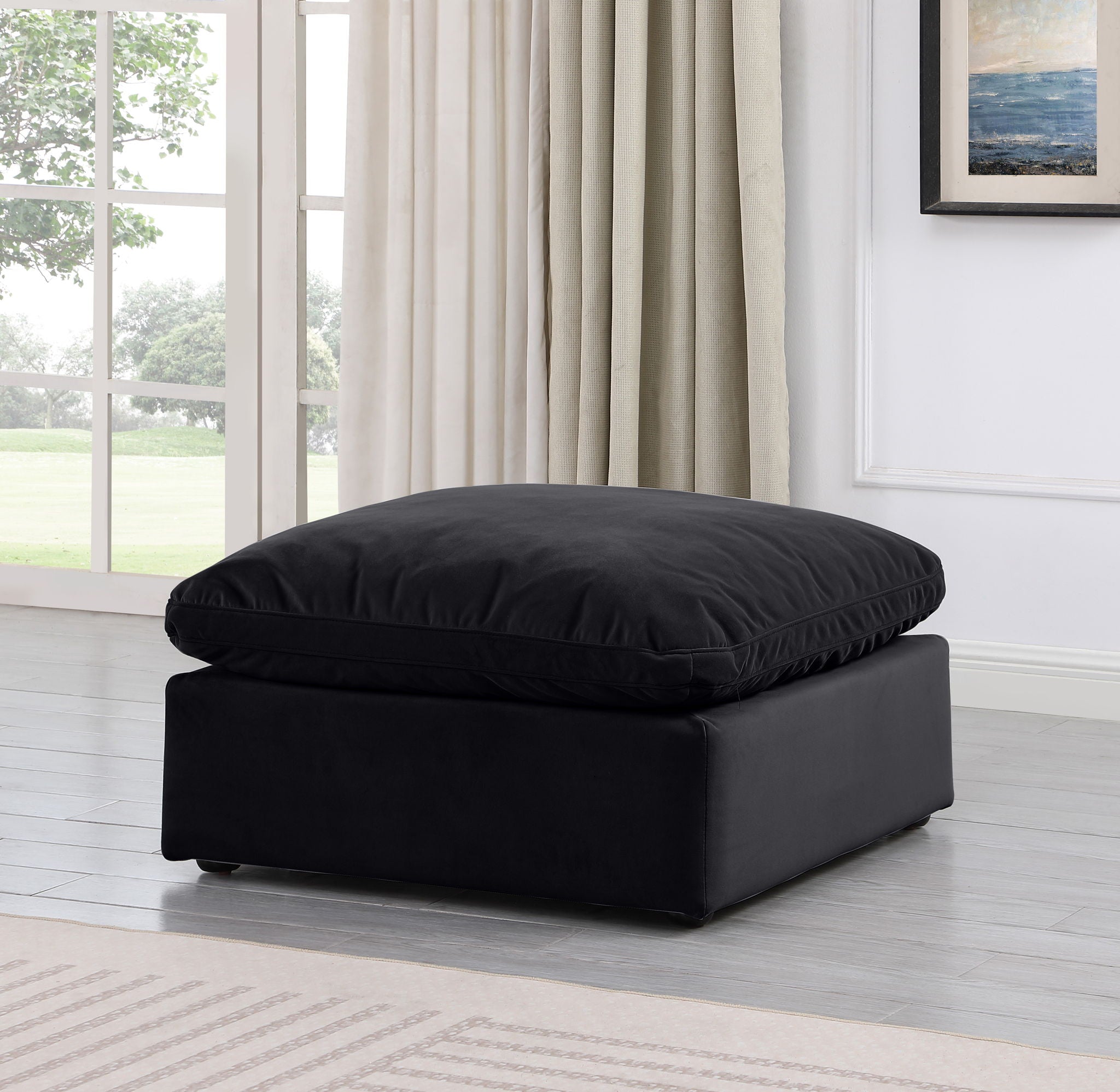 Indulge - Velvet Ottoman - Urban Living Furniture (Los Angeles, CA)