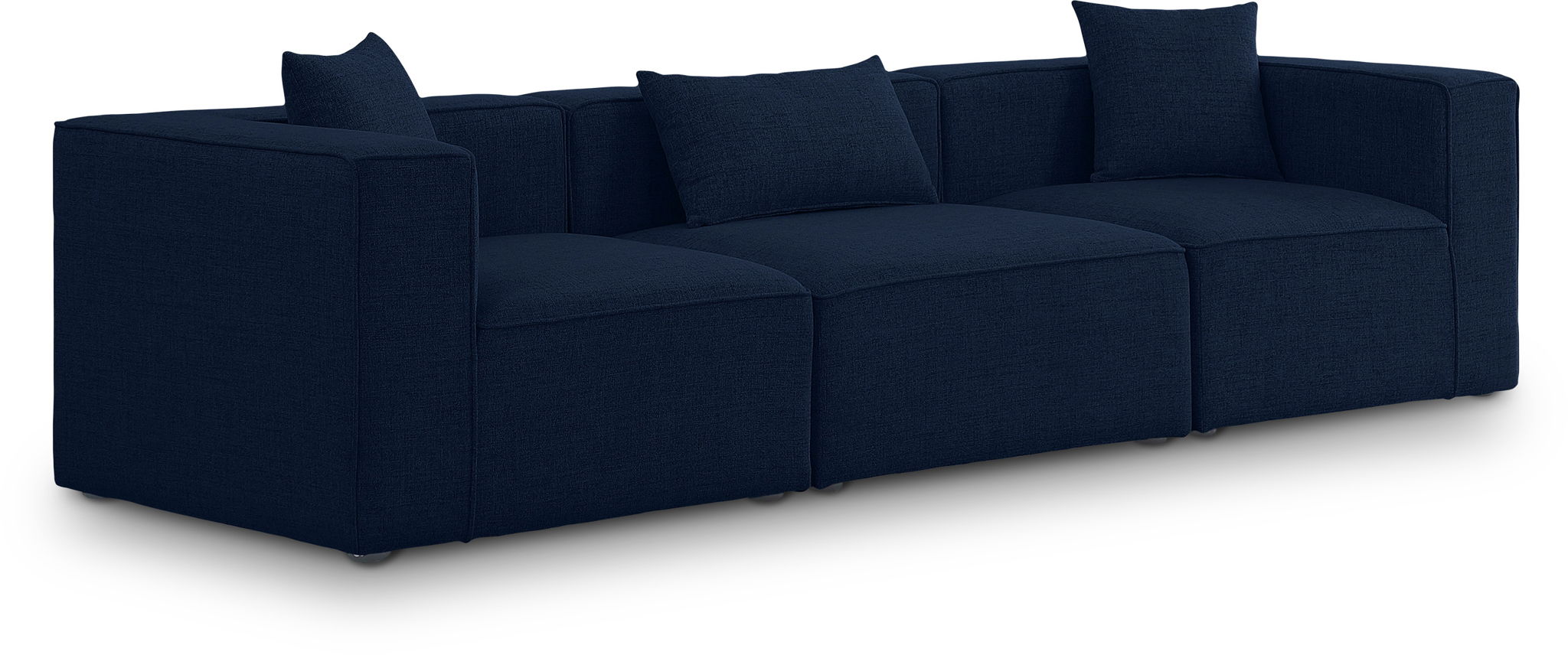 Cube - Linen Modular 3 Seat Sofa - Urban Living Furniture (Los Angeles, CA)