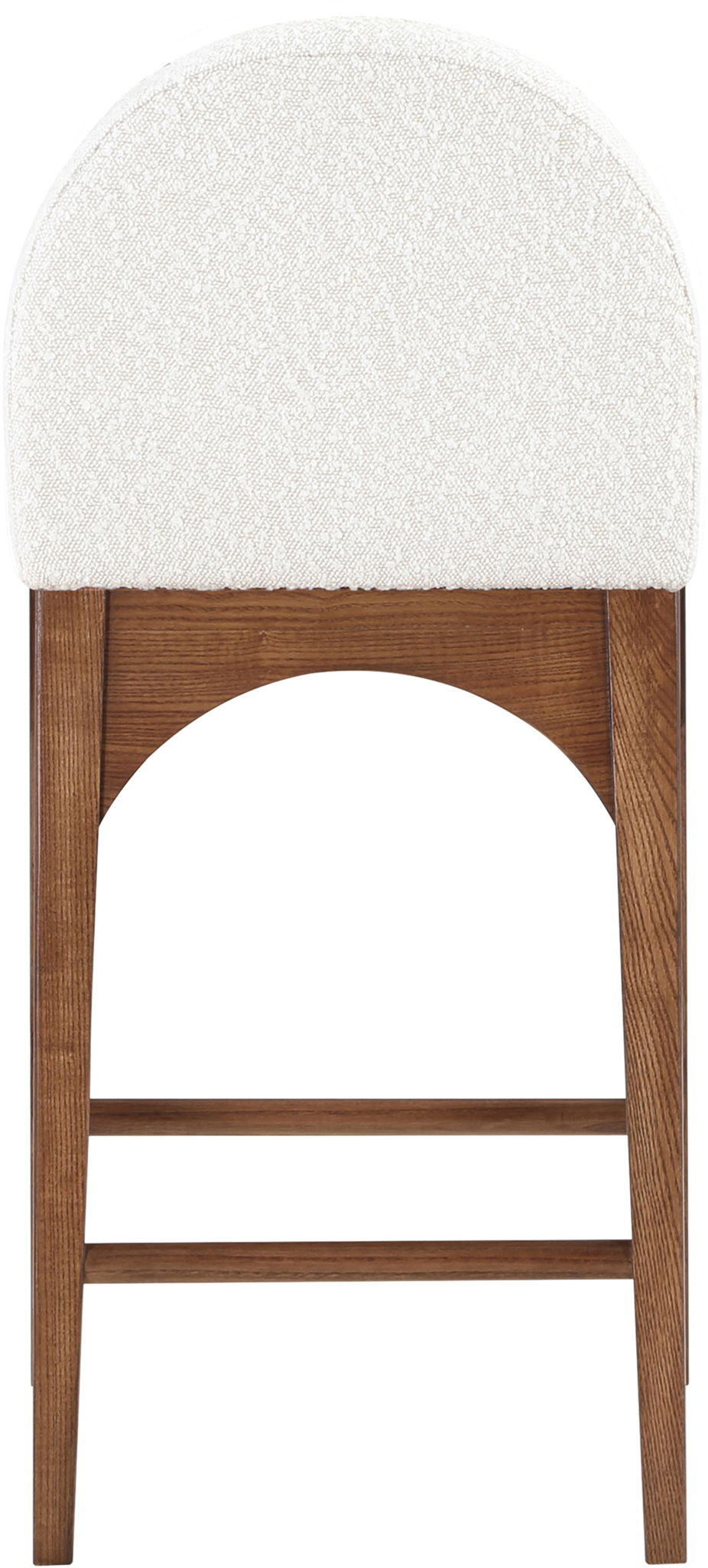 Waldorf - Boucle Stool With Brown Legs - Urban Living Furniture (Los Angeles, CA)