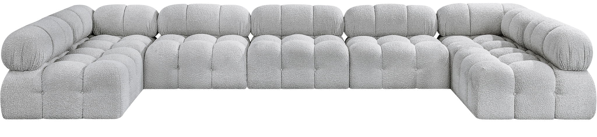 Ames - 7 Piece Boucle Fabric Modular Sectional - Urban Living Furniture (Los Angeles, CA)