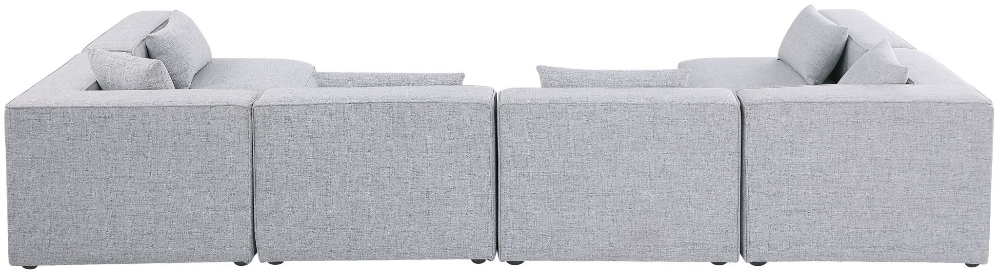 Cube - Linen 6 Piece Modular Armless Sectional - Urban Living Furniture (Los Angeles, CA)