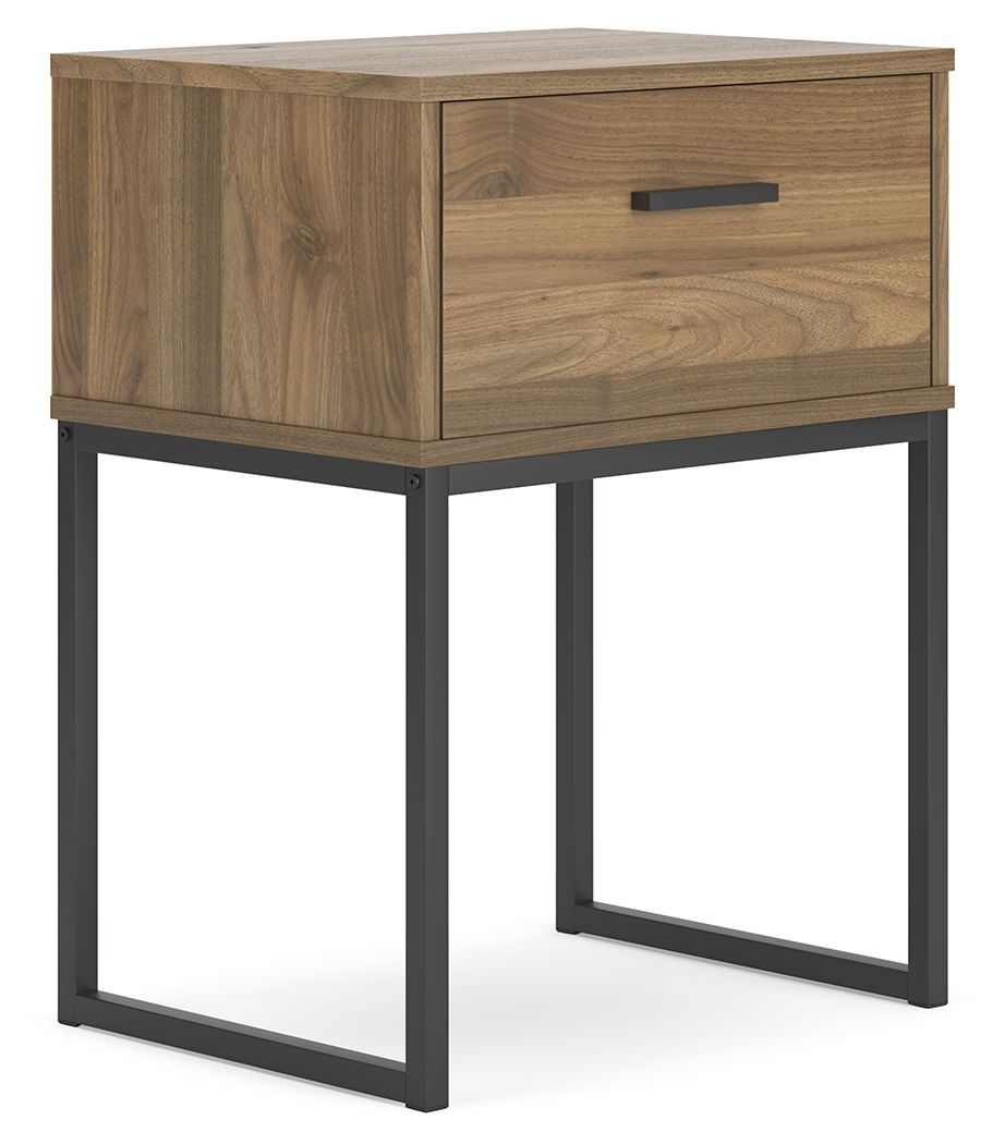 Deanlow - Honey - One Drawer Night Stand - Urban Living Furniture (Los Angeles, CA)
