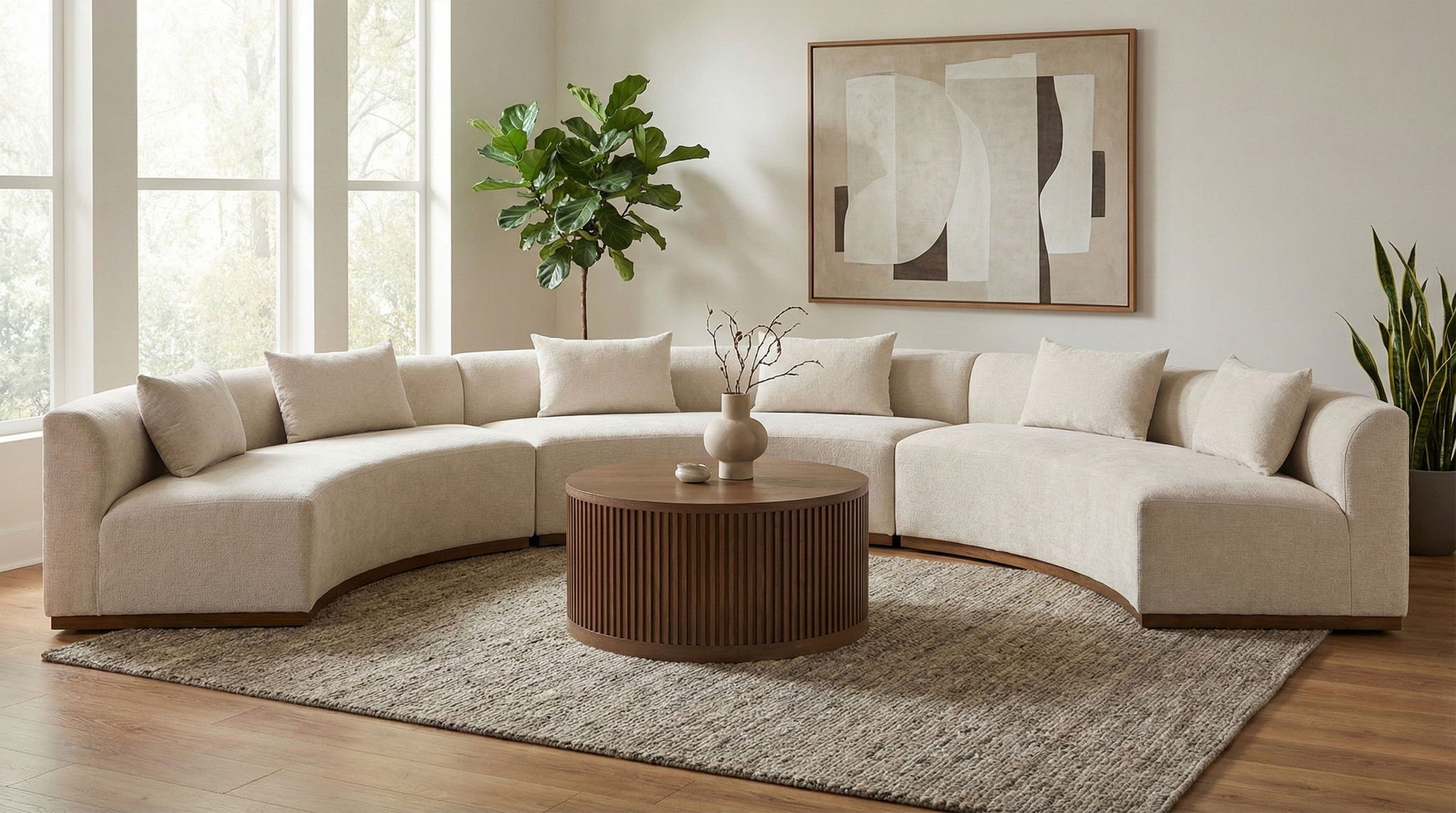 Avanti - Chenille Fabric Upholstered 3 Piece Modular Sectional - Urban Living Furniture (Los Angeles, CA)