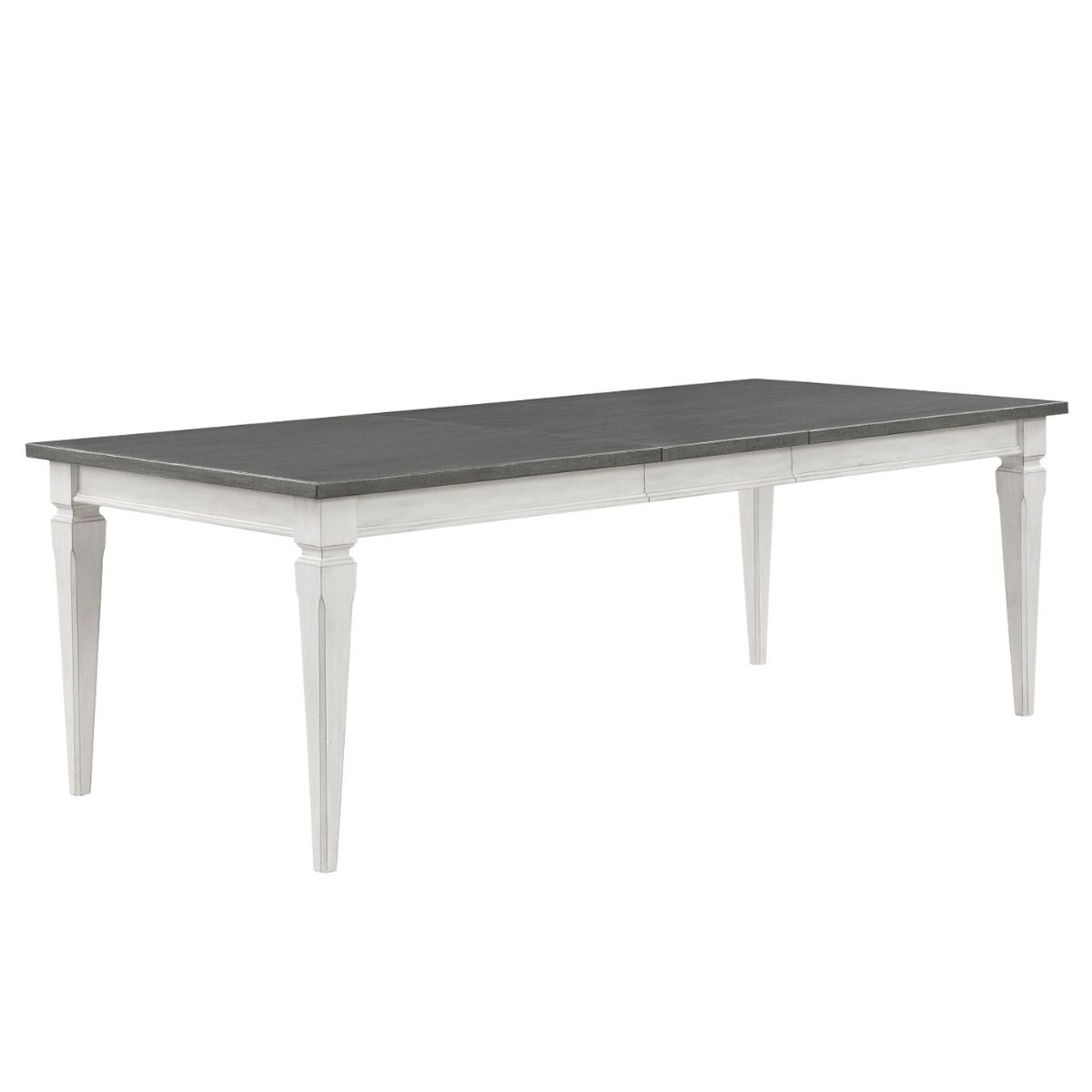 Katia - Dining Table With Leaf - Rustic Gray & Weathered White - Urban Living Furniture (Los Angeles, CA)