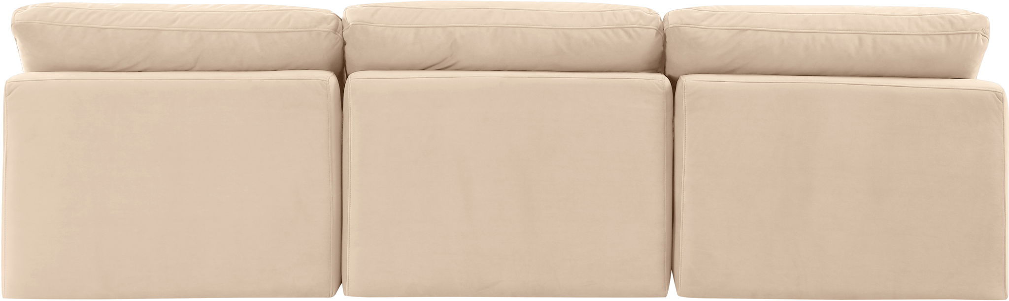 Indulge - Velvet 3 Seat Modular Armless Sofa - Urban Living Furniture (Los Angeles, CA)