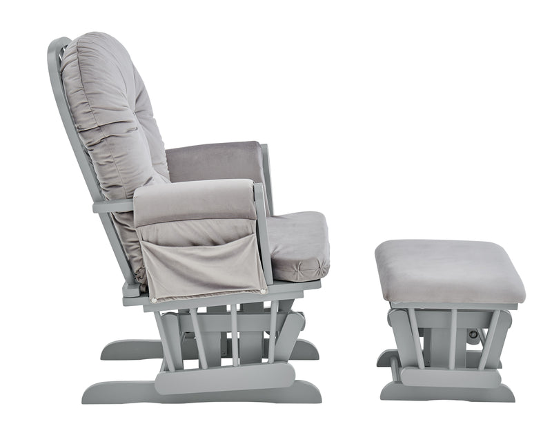 Mason - Glider And Ottoman Gray Wood - Urban Living Furniture (Los Angeles, CA)