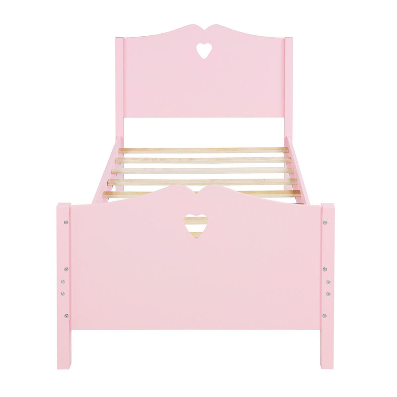 Platform Bed With Slat Support And Headboard And Footboard